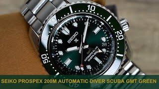 Closer Look: At The New Seiko Prospex 200M Automatic Diver Scuba GMT Green Ref. SBEJ009/SPB381J1