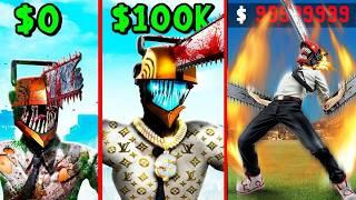 1 Chainsawman Destroys 1,000,000,000 ZOMBIES in GTA 5 Franklin Shinchan new episode