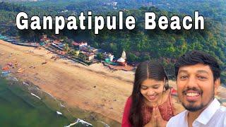 Ganpatipule Darshan Vlog  | Ganpatipule Temple | Ganpatipule Beach Drone shots #marathivlog