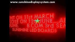 SUNSHINE LED BOARDS & DISPLAY SYSTEM