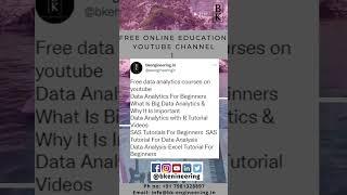 Free Online Education YouTube Channel | BK Engineering