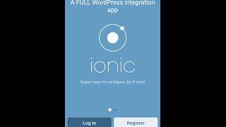 WordpressApp - Ionic Starter App