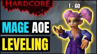 Mage AOE Leveling Guide 1-60 in Hardcore Classic WoW