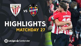 Highlights Athletic Club vs Levante UD (3-1)