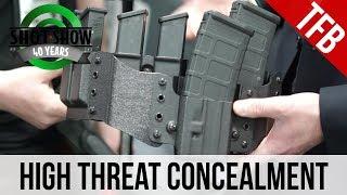 [SHOT 2018] High Threat Concealment's New Belt System and Double Stacked Mag Carriers