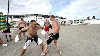 PRO MMA vs Beach man's !!!