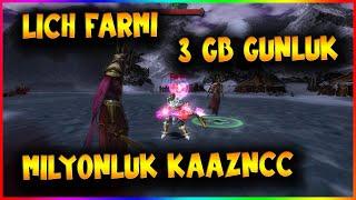 Lich Farmı Günde 3GB KAZANC CINAYET SLOTU #knightonlinefarm #knightonline #knightfarm