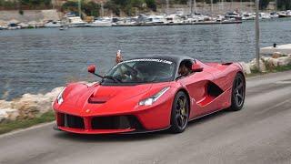 BEST OF Ferrari LaFerrari - LOUD Accelerations, Drag Race & Revving !