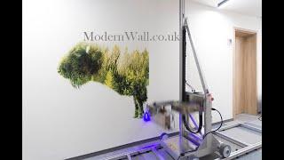 Direct on wall printing-London university