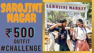 Sarojini Nagar Market Challange || Full Outfit Under Rs 500* || Try On Haul || Muskan Dubey