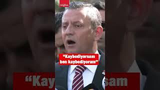 Özgür Özel'den Erdoğan açıklaması: "Kaybediyorsak ben kaybediyorum" #shorts #erdoğan #özgürözel