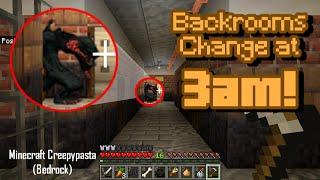 Never Play the Backrooms at 3am! Minecraft Creepypasta (Bedrock) Longplay