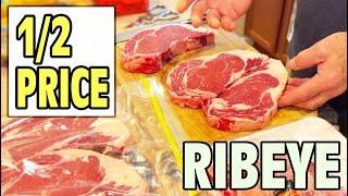 Save Big On Ribeye, CUT YOUR OWN STEAKS!!