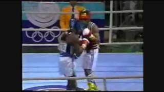 Arthur  Flash Johnson vs Andrea Mannai Seoul Olympics 1988