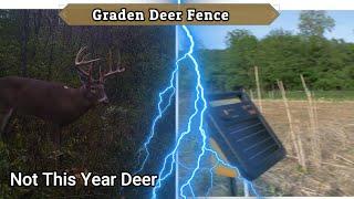 Installing a Deer Fence for the Garden