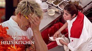 Gordon BAFFLED by Executive Chef Serving RAW Food! | Hell's Kitchen