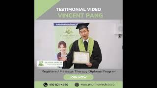  Vincent’s Success Story in Massage Therapy!