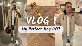 MY PERFECT DAY OFF! VLOG 1| Shop With Me: Coach /Louis Vuitton/ F21/ Sushi Date / Face Mask