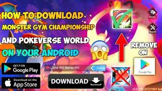 How To Download Pokeverse World And Monster Gym Championship New Version  Apk On Playstore 