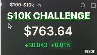 $100 TO $10K SOLANA MEME COIN TRADING CHALLENGE