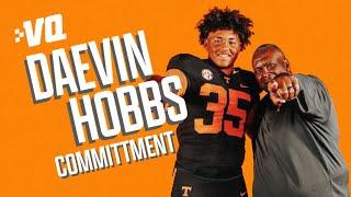 ⭐️⭐️⭐️⭐️⭐️ Daevin Hobbs details his commitment to Tennessee Football | Tennessee Recruiting News