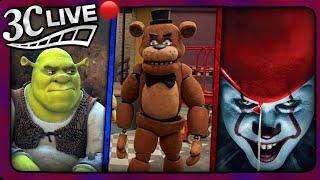 3C Live - Shrek 5 Delayed, FNAF Movie 2 Set Photos, Pennywise Update