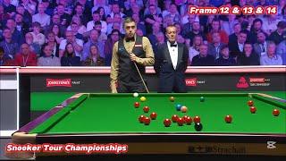 Snooker Tour Championships Ronnie O’Sullivan VS Mark Williams ( Frame 12 & 13 & 14 )