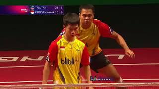 Aksi Kevin Kecil dan Markis Kido vs Tan Wee Kiong Tan Boon Heon