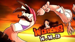 LETS SEE YOU WORM YOUR WAY OUT OF THIS! (Worms W.M.D. w/ Friends!)