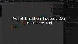 Asset Creation Toolset 2.6 - Rename UV Tool (Blender Addon)