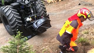 Kotschenreuther Forsttraktor mit Funkfernsteuerung: Fahren, Lenken, Bergstütze, Windenfunktionen