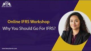 Online IFRS Workshop | Best IFRS Course Tutorial | Why You Should Go for IFRS?