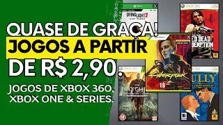 JOGOS QUASE DE GRAÇA NO XBOX 360, XBOX ONE & SERIES a Partir de R$ 2,90 em Oferta! - MEGA PROMOÇÃO!