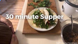 Simple Weeknight Supper | Intentional Living