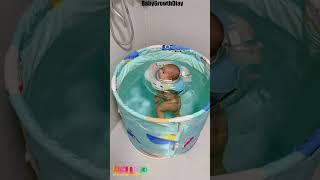 Tired of Bulky Baby Bathtubs? The Baby Folding Bath Bucket Is What You Need!#Shorts