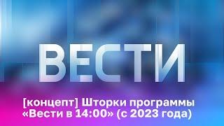 [концепт] Шторки программы «Вести в 14:00» (с 2023 года)