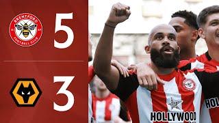 Bees hit FIVE + Mbeumo scores AGAIN  | Brentford 5-3 Wolves | Premier League Highlights