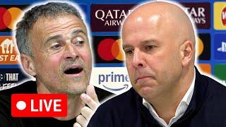  LIVE | Arne Slot and Luis Enrique post-match press conference | Liverpool 0-1 PSG (1-1) (Pens 1-4)