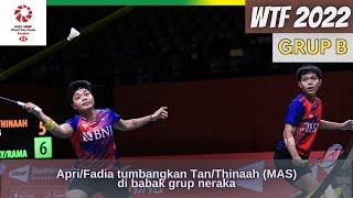 Apriyani Rahayu/Siti Fadia vs Pearly Tan/Thinaah Muralitharan (MAS) - World Tour Final WD Group B