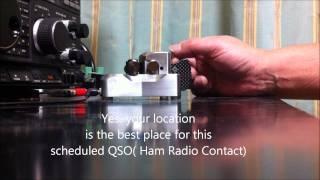 Ham Radio Contact using Morse Code