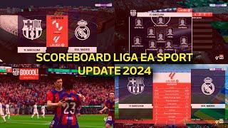 Scoreboard LA LIGA 2024 JSN - MODS PES 2017