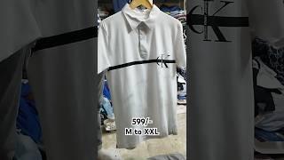 Half Sleeves Collared T-Shirt 599/-  Cotton  M to XXL  5 Colors  DM to order #surplus