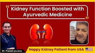 Renal Function Boosted with Ayurvedic Medicine | Kidney Patient from USA | Karma Ayurveda Reviews