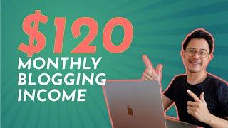 My First Year Blogging & YouTube Income Report: $120 a Month