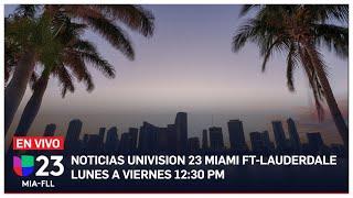  Noticias 23 12:30pm: Polémica en Miami por fondos para concierto de cantante cubano.