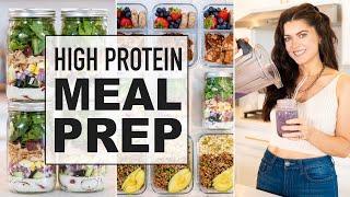 SUMMER READY MEAL PREP | healthy, high protein meals for the week!