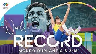 WORLD RECORD - Mondo Duplantis clears 6.21m | World Athletics Championships Oregon 22