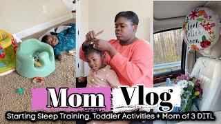 BUSY MOM VLOG | No More Co-Sleeping, Mom of 3 DITL, 3-6 Month Baby Must Haves, Toddler Chores + More