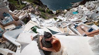 Elopement in Santorini | A fine art wedding film | Spiros & Evelina