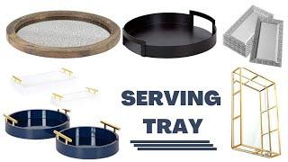 Best Quality Serving Trays on Amazon || Elegant Round Trays